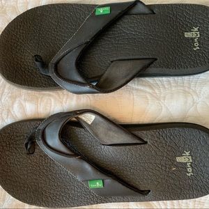 Yoga mat flip flops